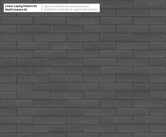 Techo-Bloc WESTMOUNT HD², SMOOTH, ONYX BLACK Paver