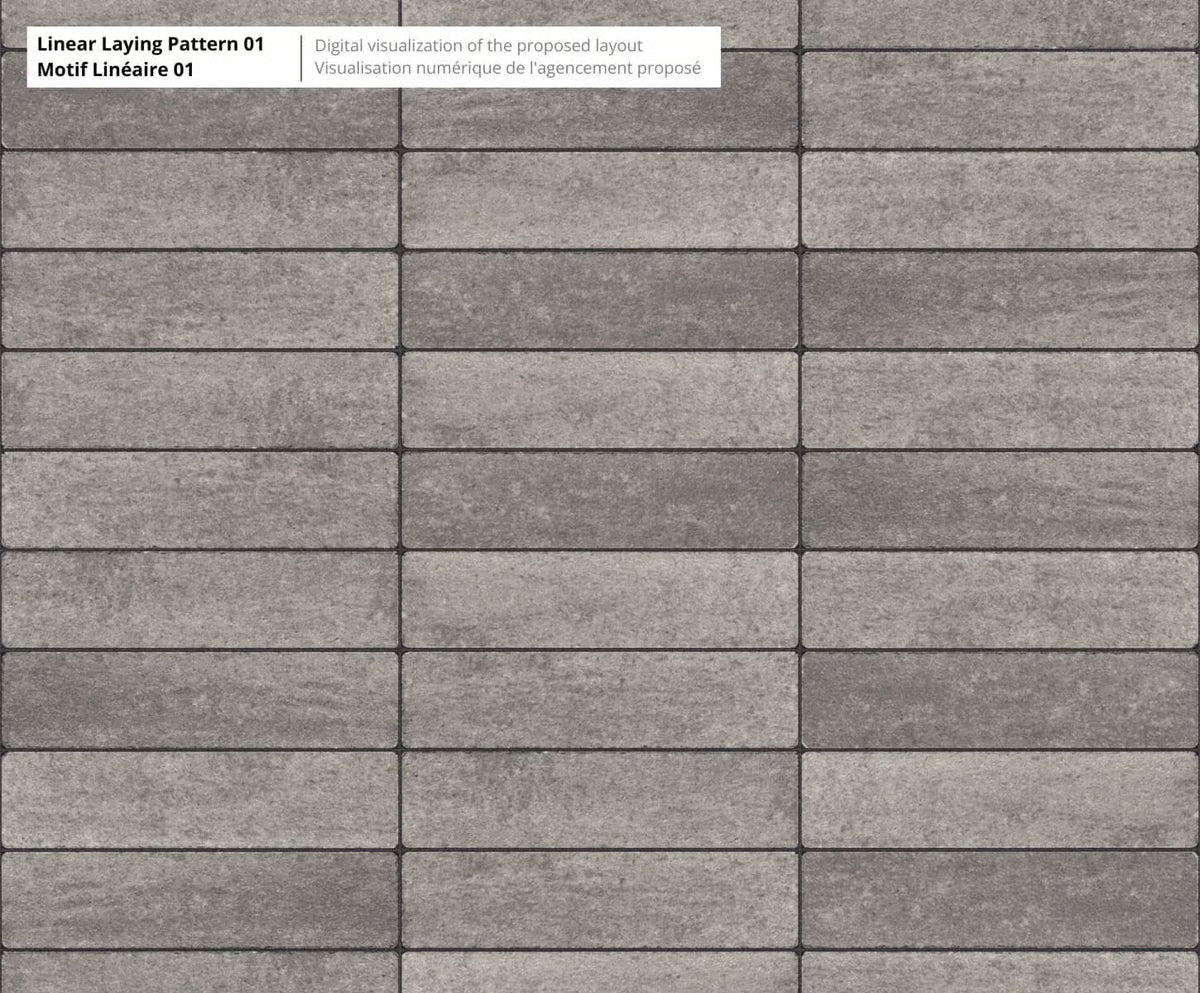 Techo-Bloc WESTMOUNT HD², SMOOTH, SHALE GREY Paver