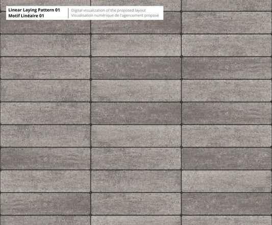 Techo-Bloc WESTMOUNT HD², SMOOTH, SHALE GREY Paver