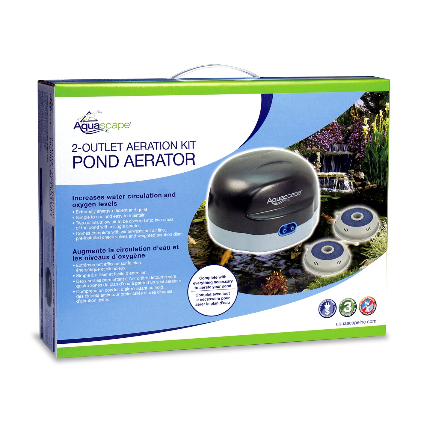 Aquascape 2-OUTLET POND AERATION KIT