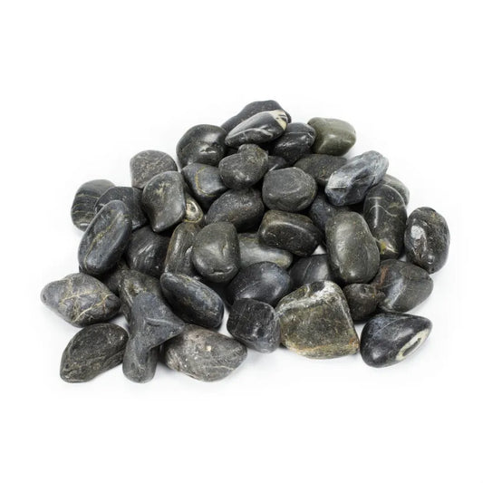 Aquascape DECORATIVE RIVER PEBBLES - BLACK 22 LB / 10 KG BAG