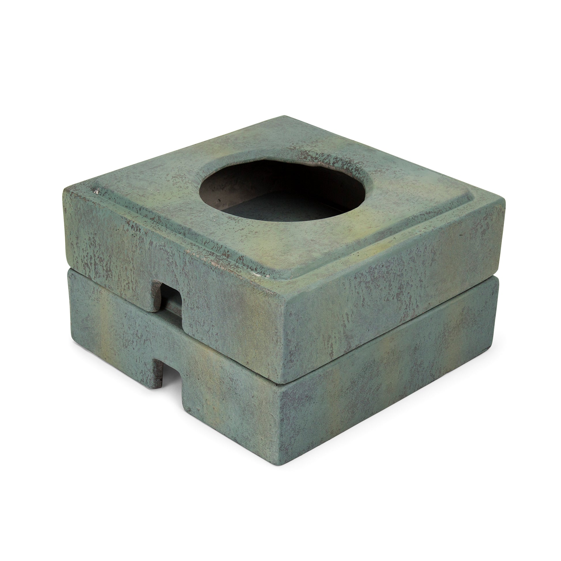 Aquascape SPILLWAY BOWL STAND - PATINA - 4" H (10 CM) - 2-PACK