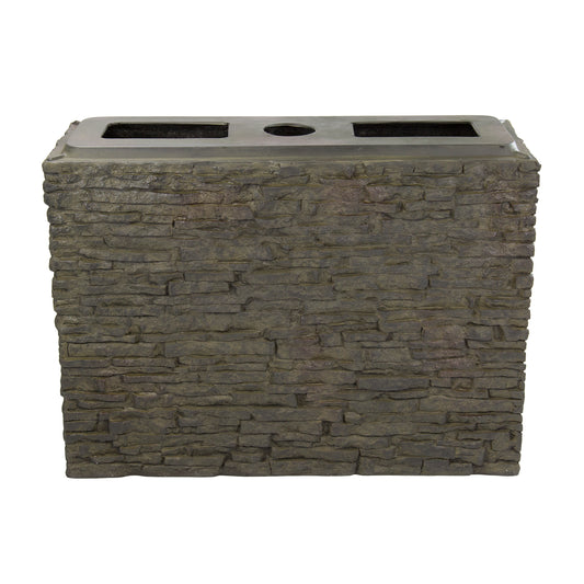 Aquascape STACKED SLATE WALL BASE-STRAIGHT - 26" H (66 CM)