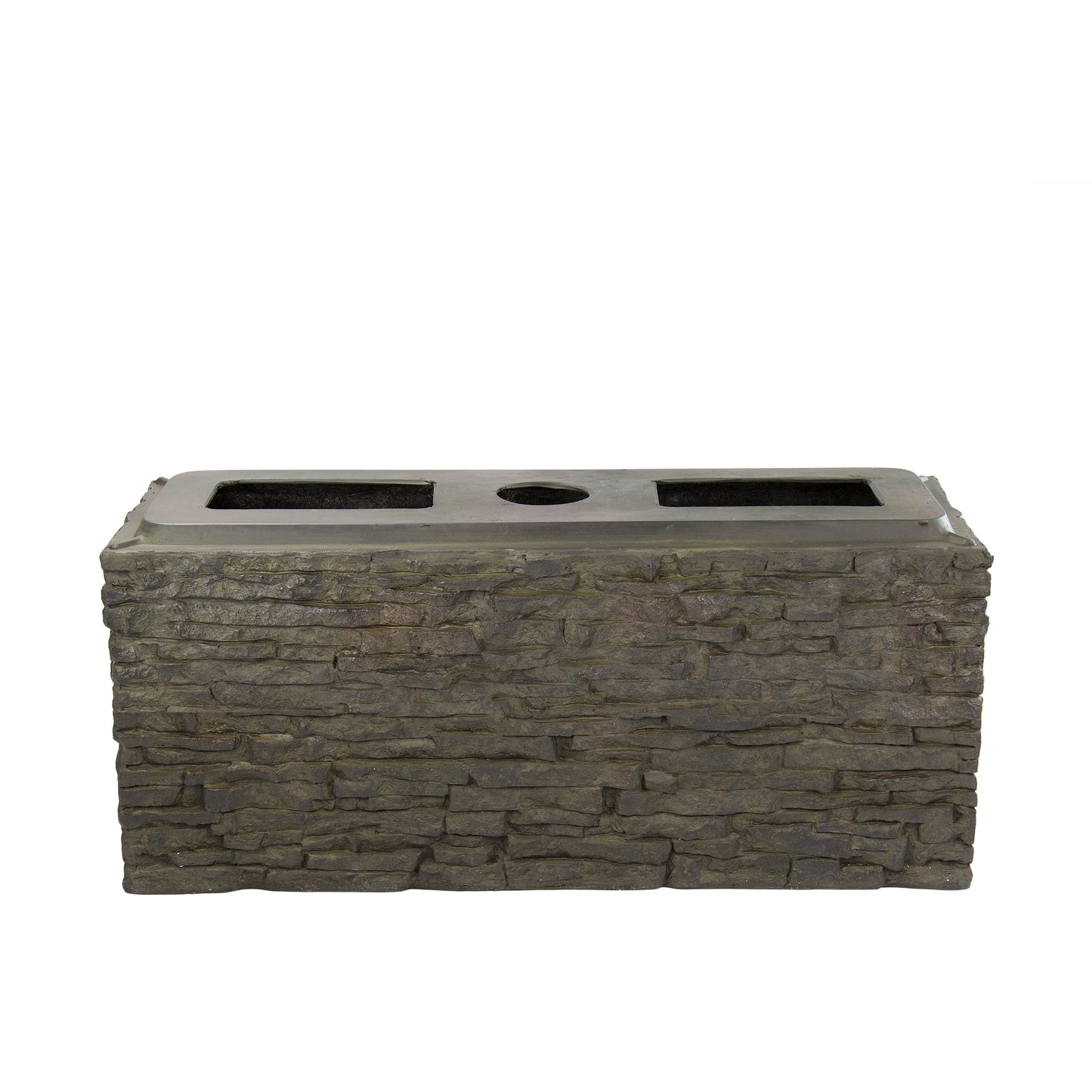 Aquascape STACKED SLATE WALL BASE-STRAIGHT - 13" H (33 CM)
