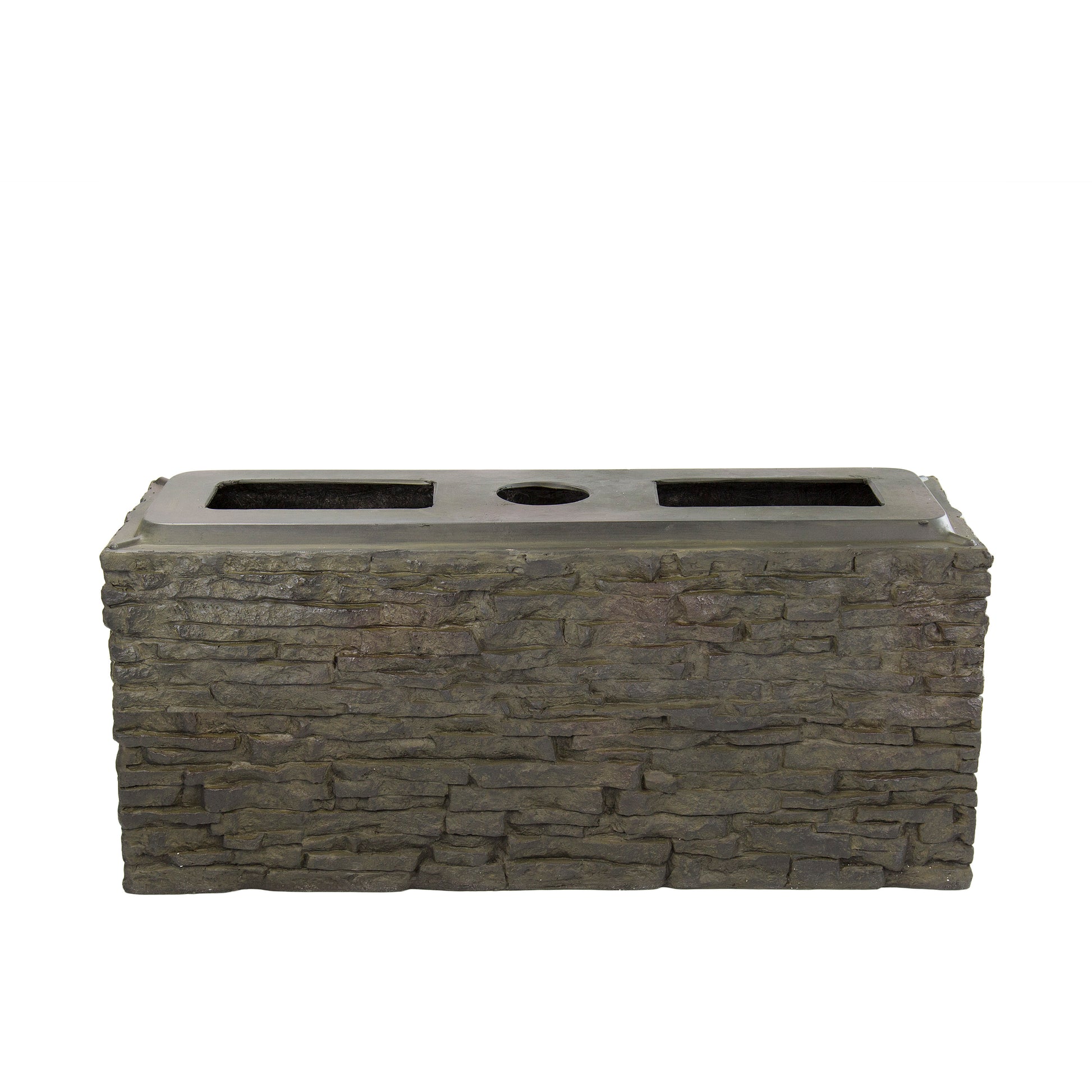Aquascape STACKED SLATE WALL BASE-STRAIGHT - 13" H (33 CM)