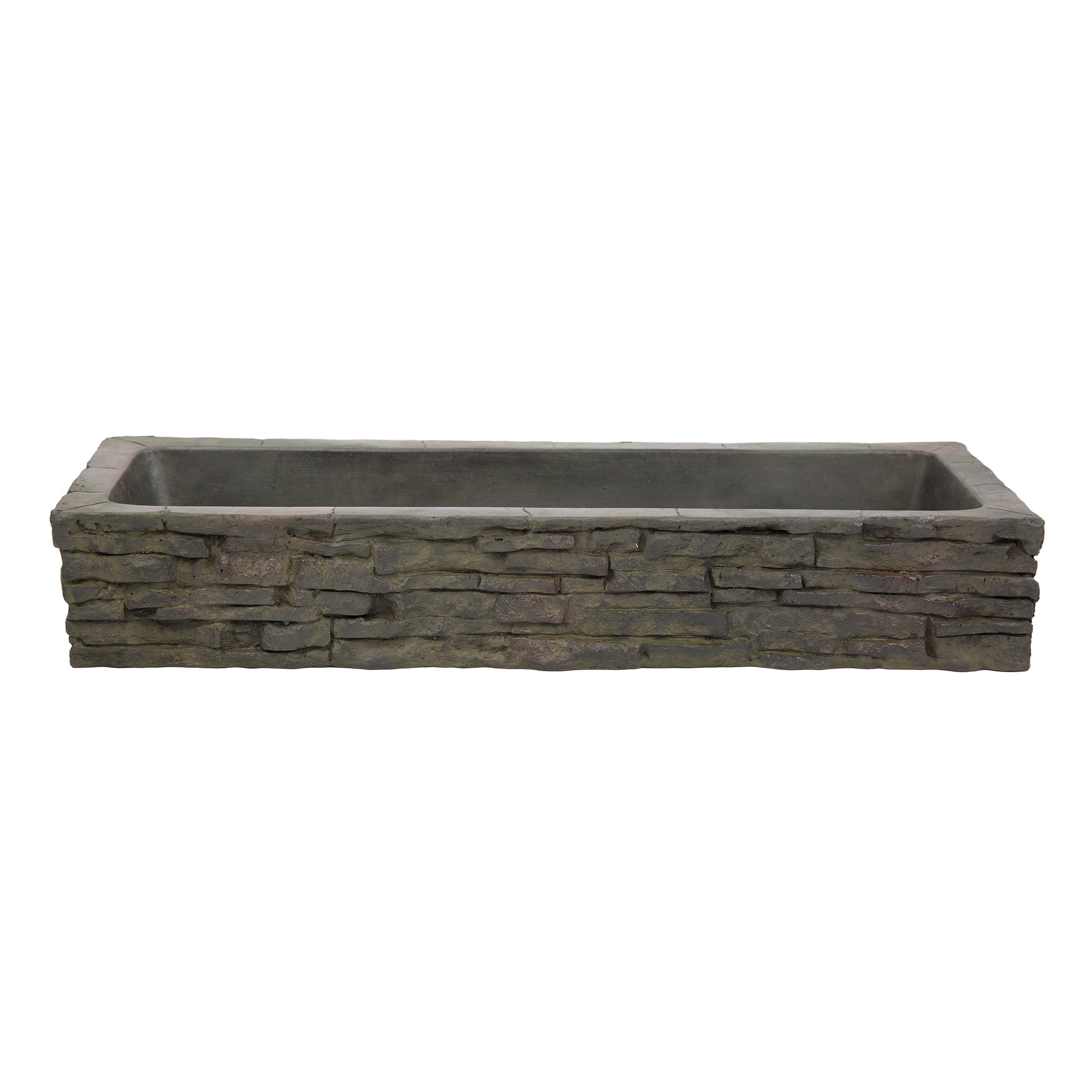 Aquascape STACKED SLATE WALL TOPPER-STRAIGHT QUAD-SPILL