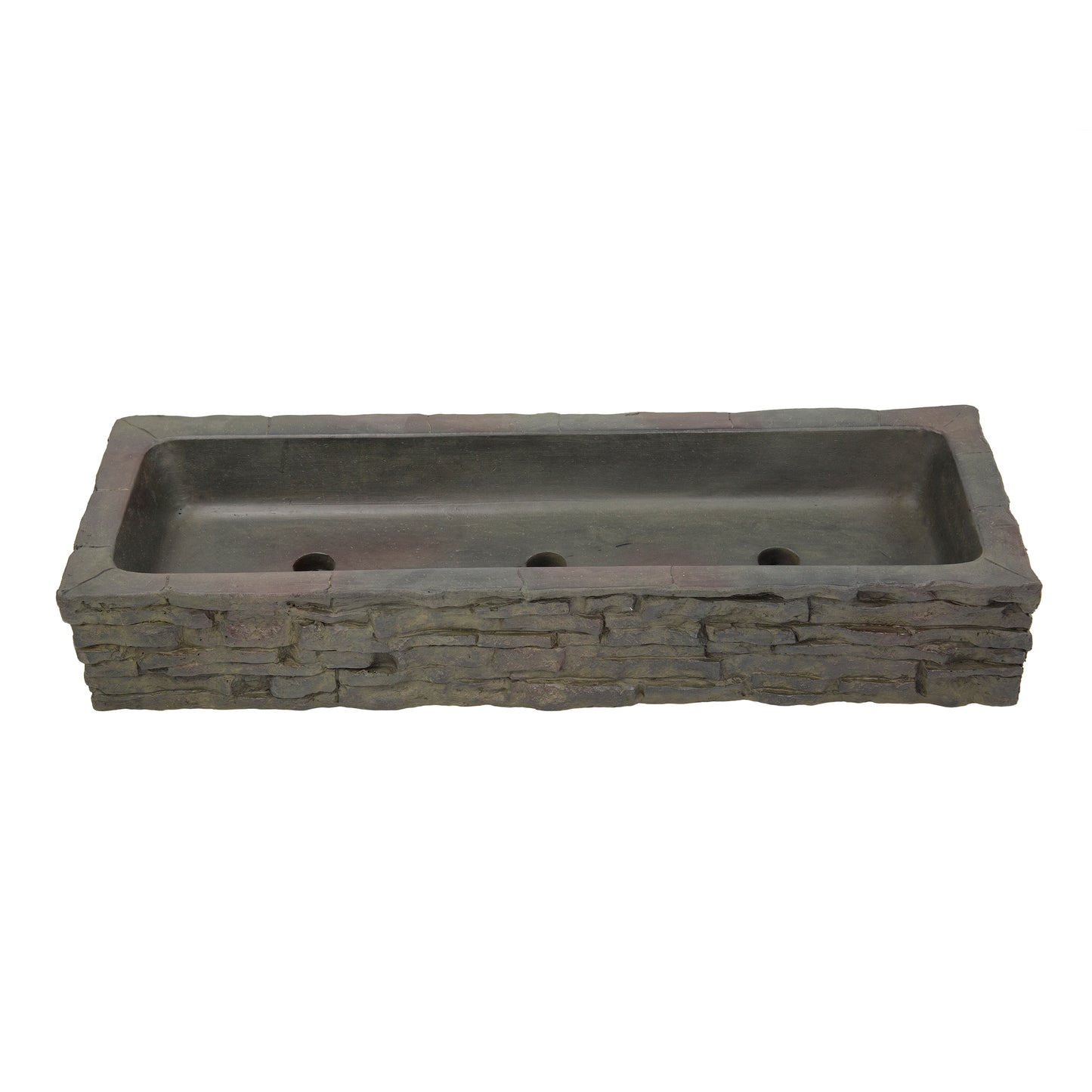 Aquascape STACKED SLATE WALL TOPPER-STRAIGHT QUAD-SPILL
