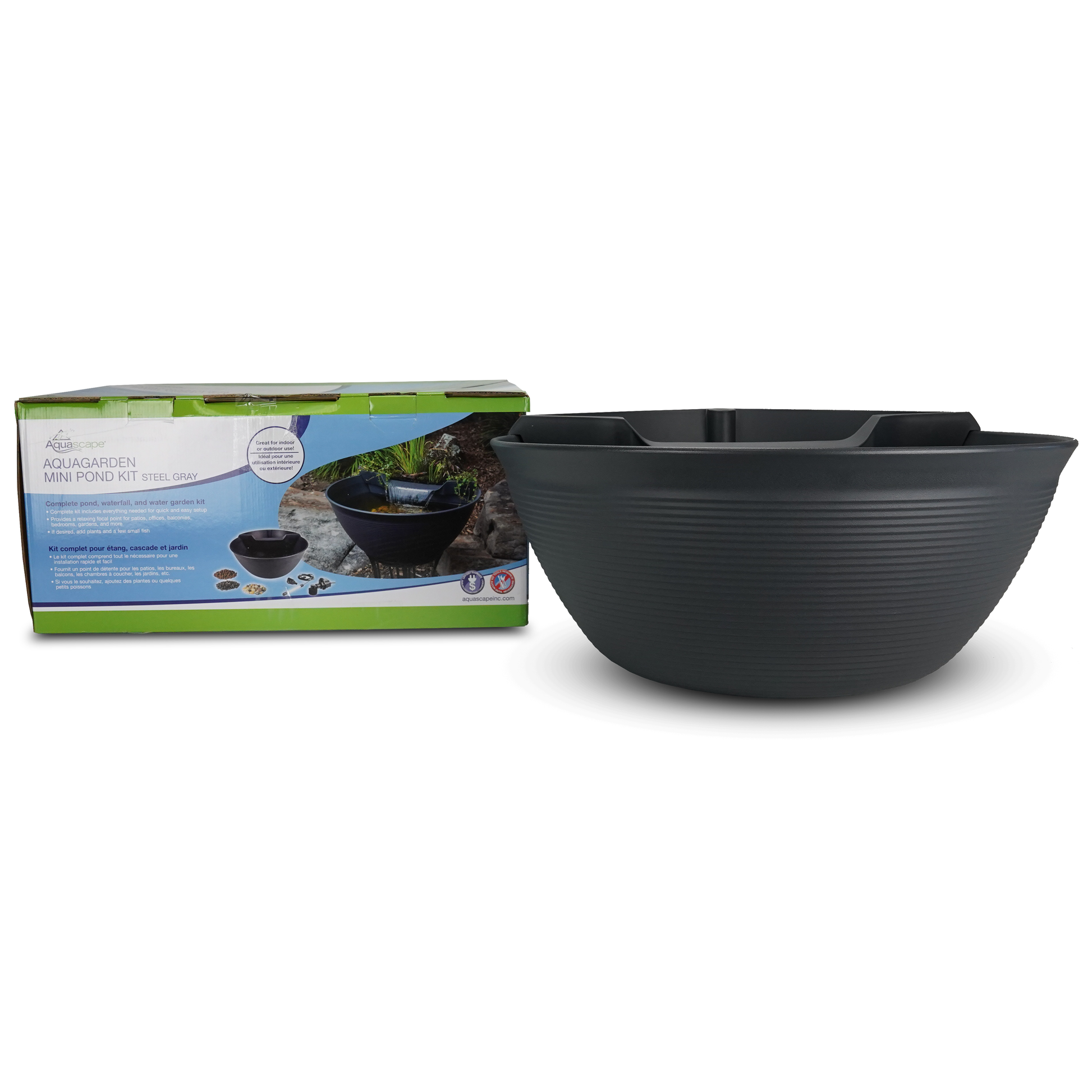 Aquascape AQUAGARDEN MINI POND KIT - STEEL GRAY