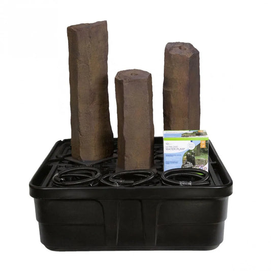 Aquascape FAUX BASALT COLUMN SET OF 3 FOUNTAIN KIT - 24",30",36"H (61,76,91 CM)