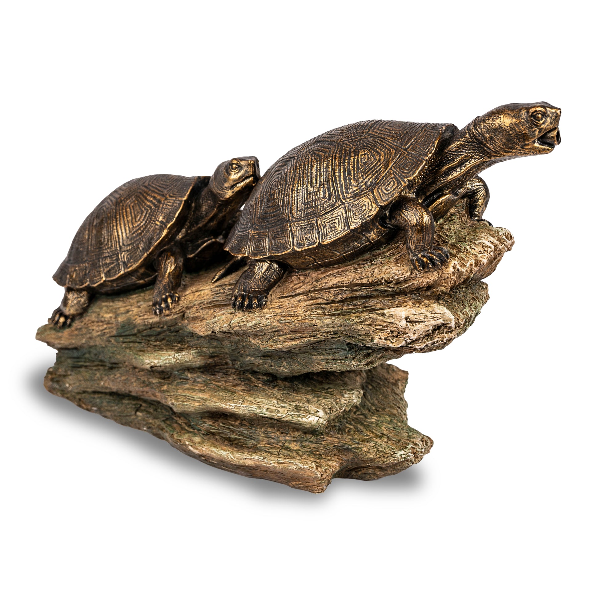 Aquascape DOUBLE TURTLE ON LOG SPITTER