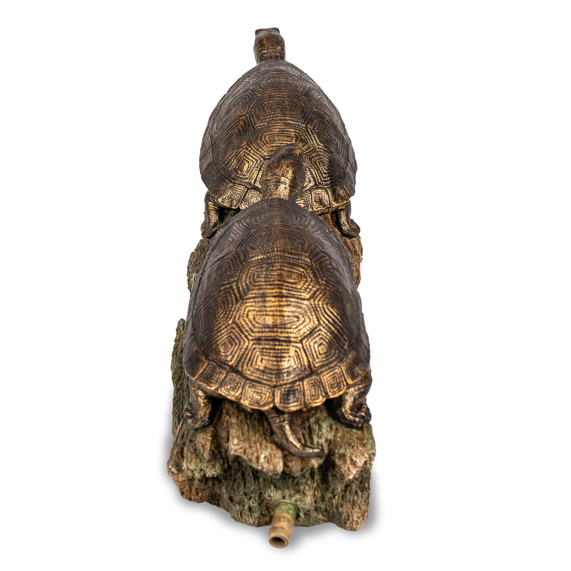 Aquascape DOUBLE TURTLE ON LOG SPITTER