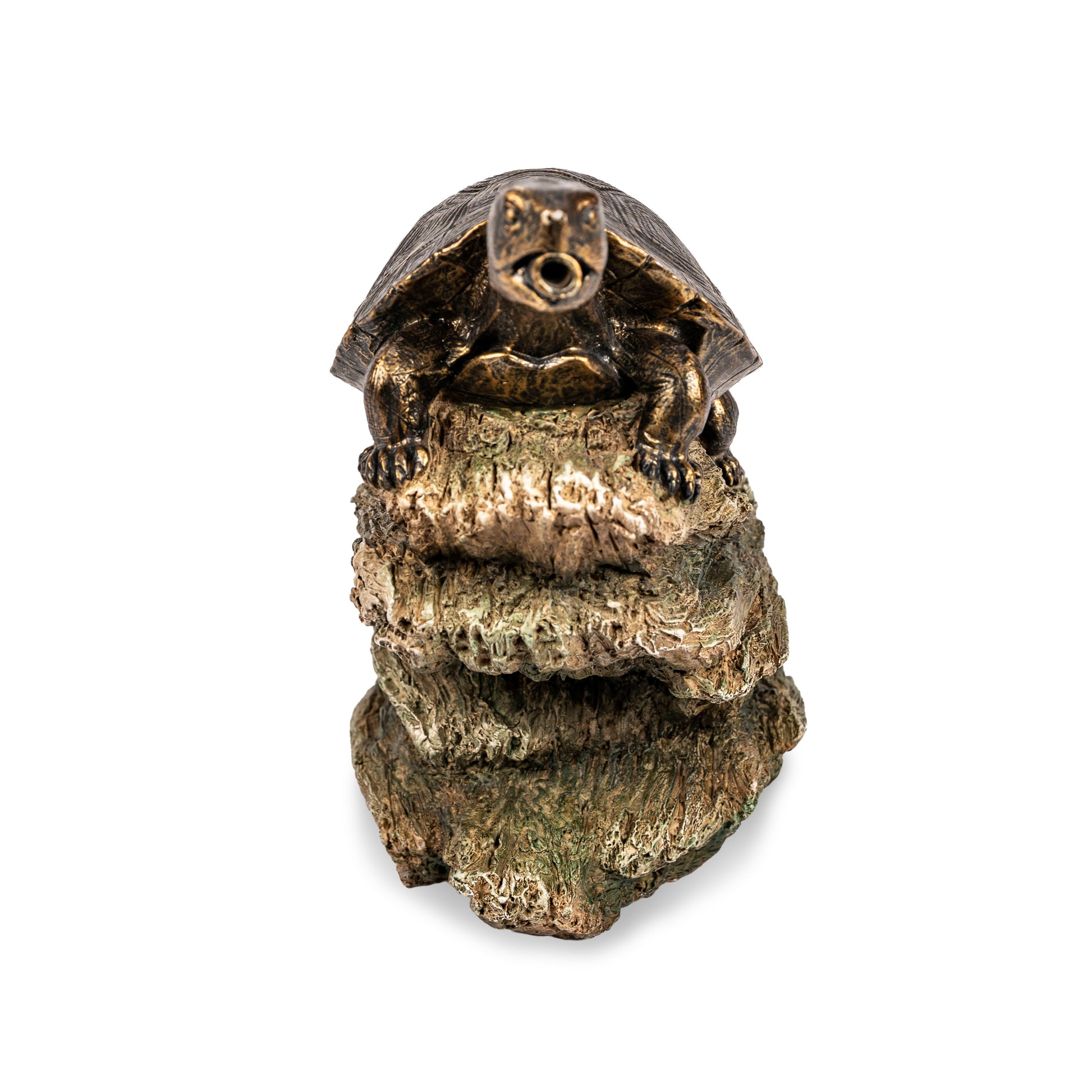 Aquascape DOUBLE TURTLE ON LOG SPITTER