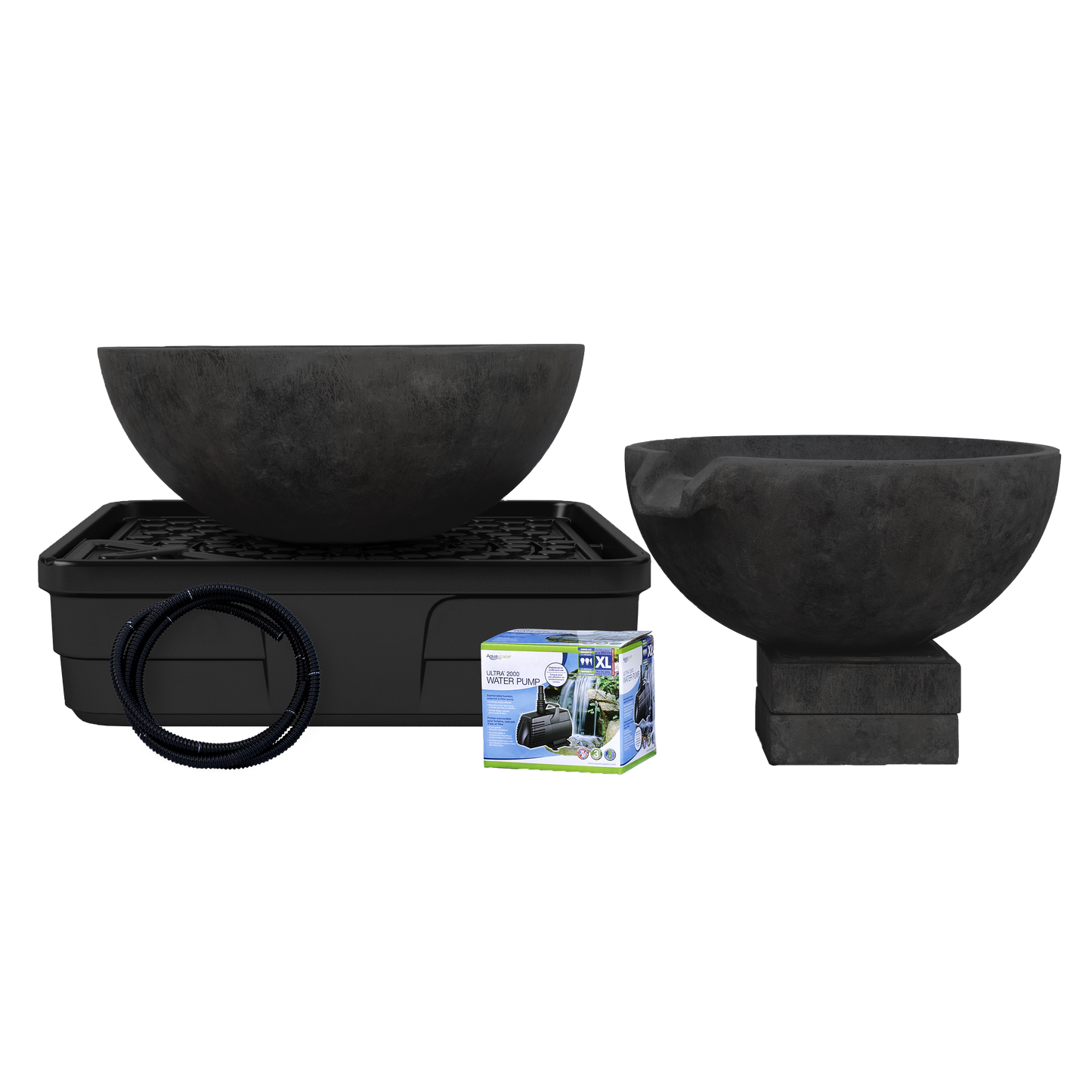 Aquascape SPILLWAY BOWL AND BASIN FOUNTAIN KIT - IRON ORE - 32"/40" DIA (81/102 CM)