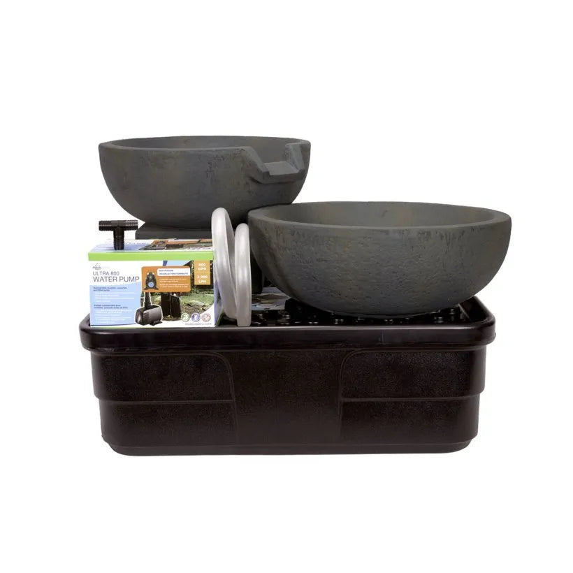 Aquascape SPILLWAY BOWL AND BASIN FOUNTAIN KIT - IRON ORE - 19"/21" DIA (49/52 CM)