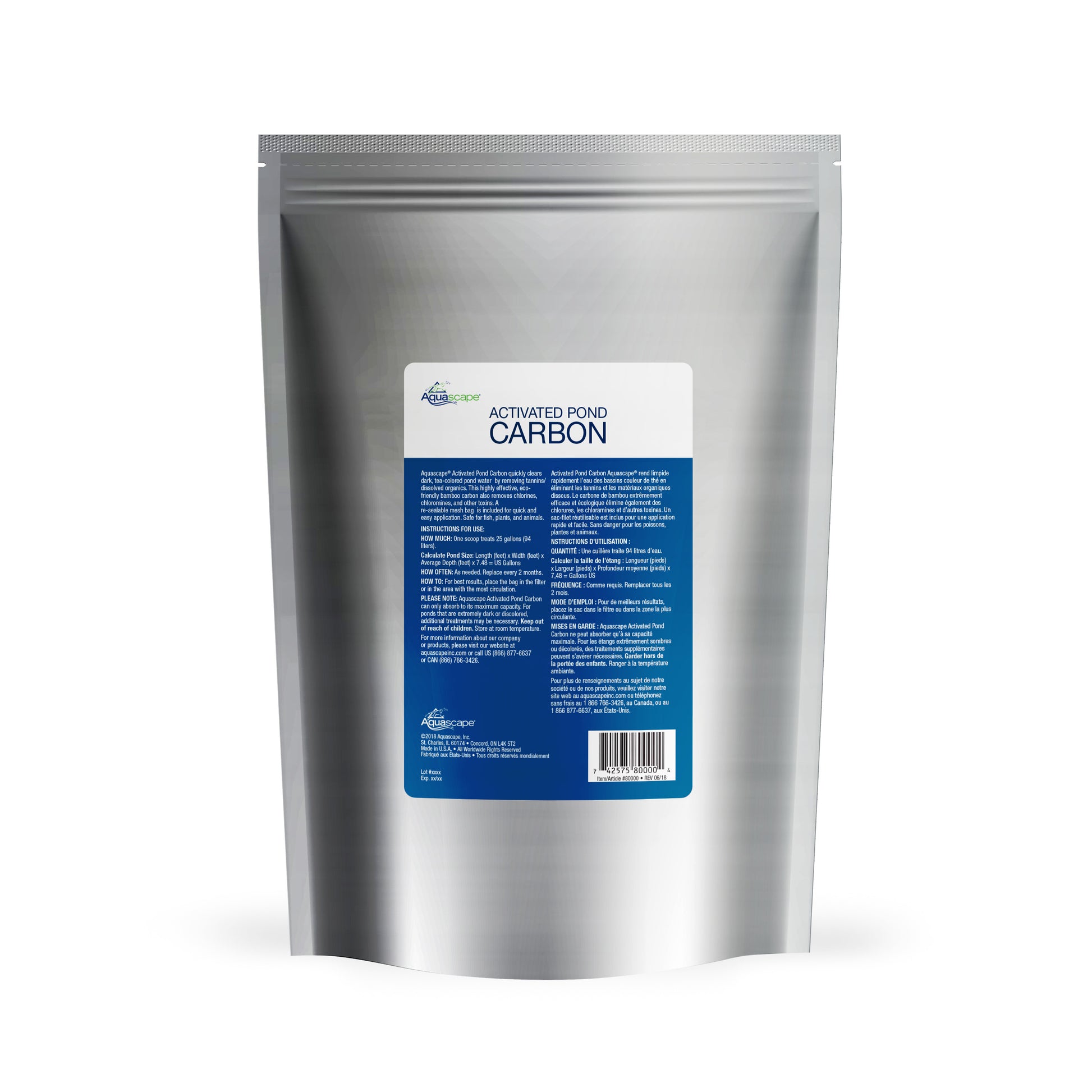 Aquascape ACTIVATED POND CARBON - 2.2 LB / 1KG