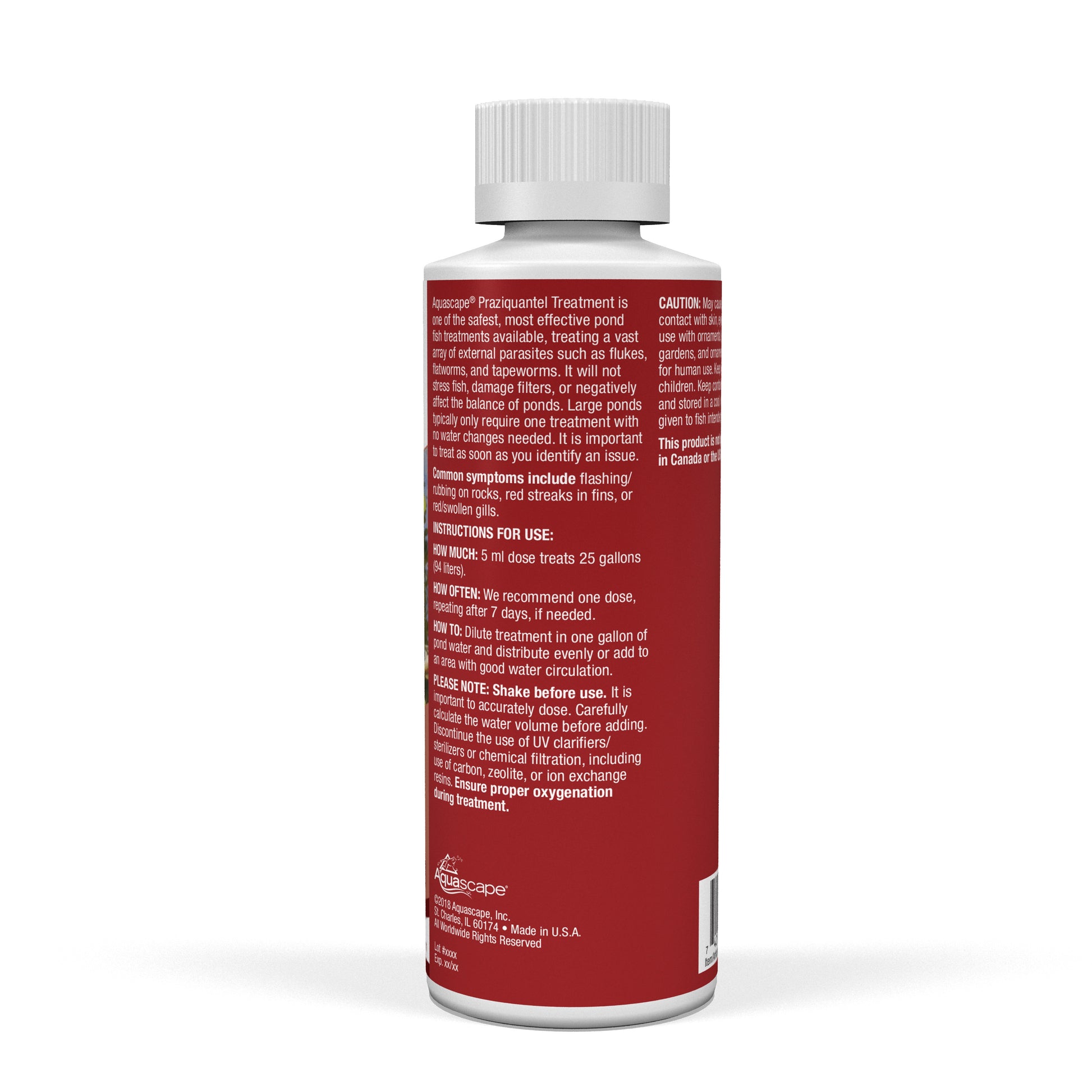 Aquascape PRAZIQUANTEL TREATMENT - 8 OZ / 236 ML