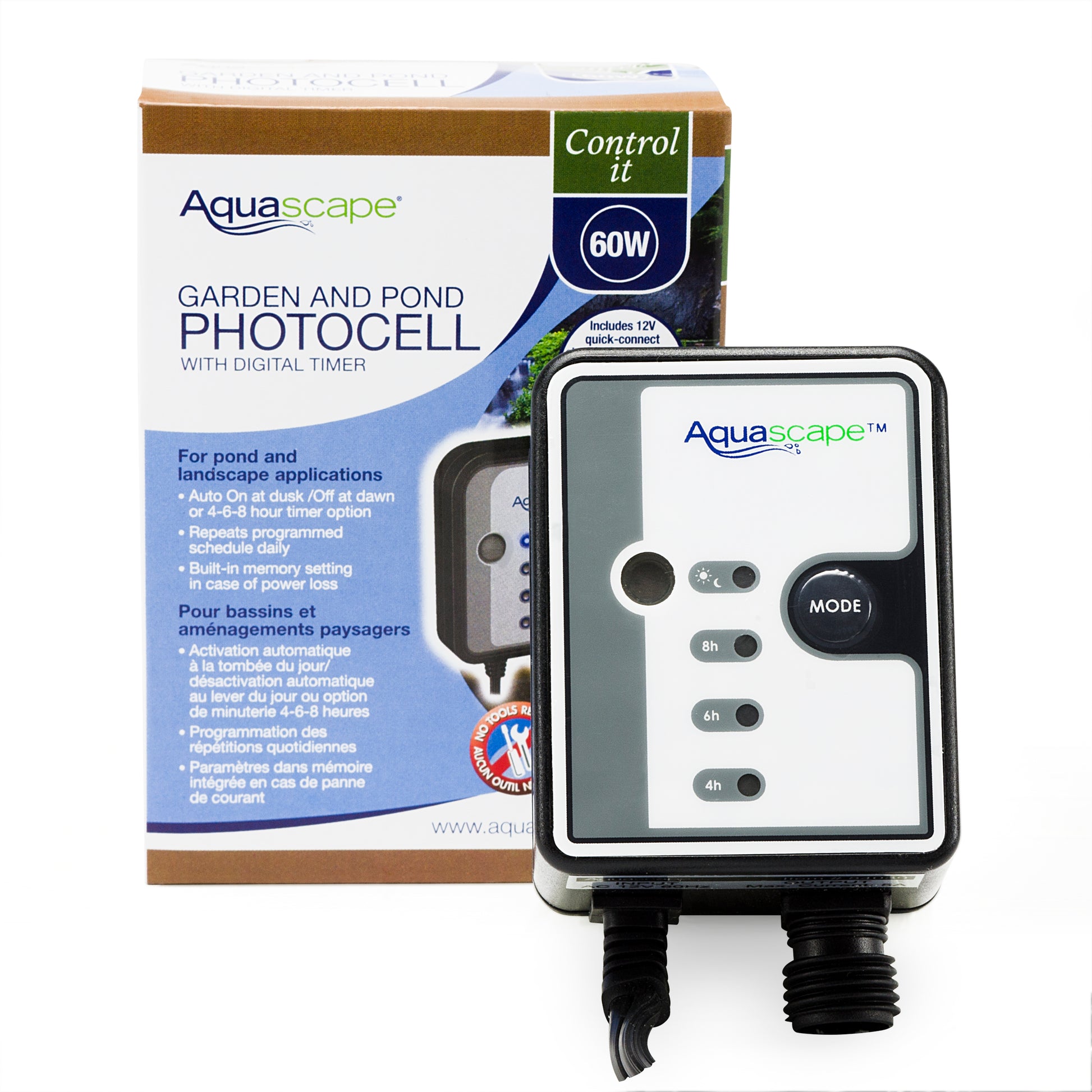 Aquascape LOW VOLTAGE PHOTOCELL WITH TIMER