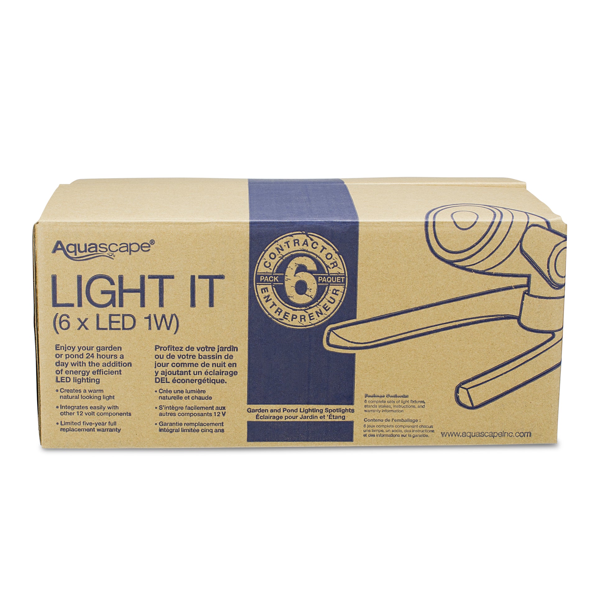 Aquascape SPOTLIGHT - 1-WATT - 6-PACK