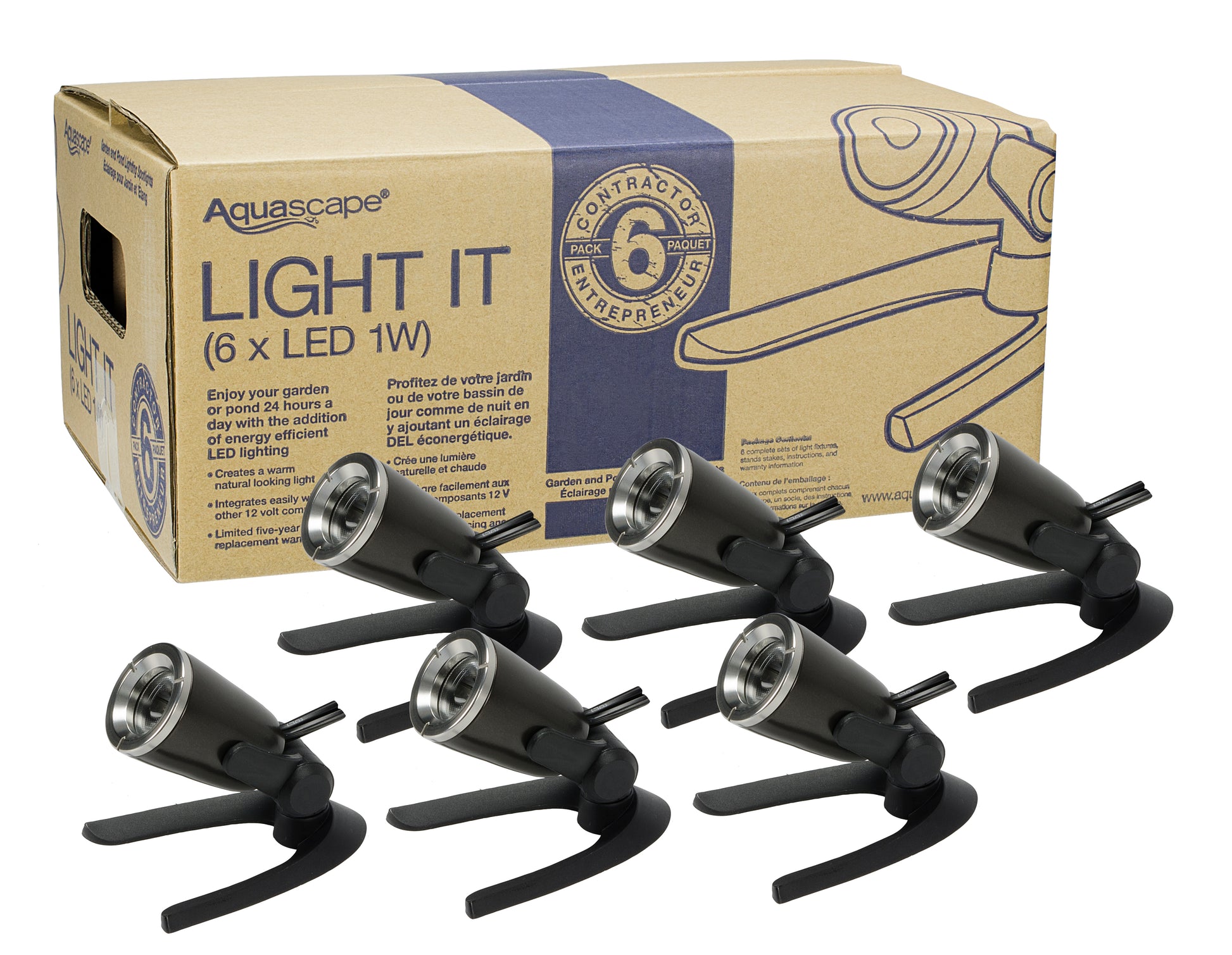 Aquascape SPOTLIGHT - 1-WATT - 6-PACK
