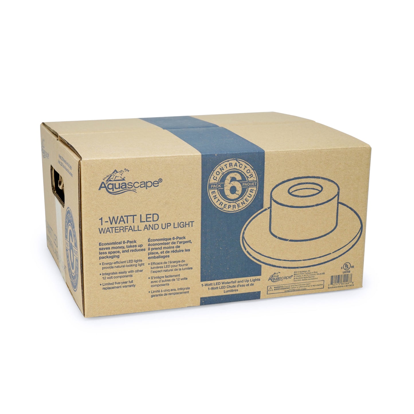 Aquascape WATERFALL LIGHT - 1-WATT - 6-PACK