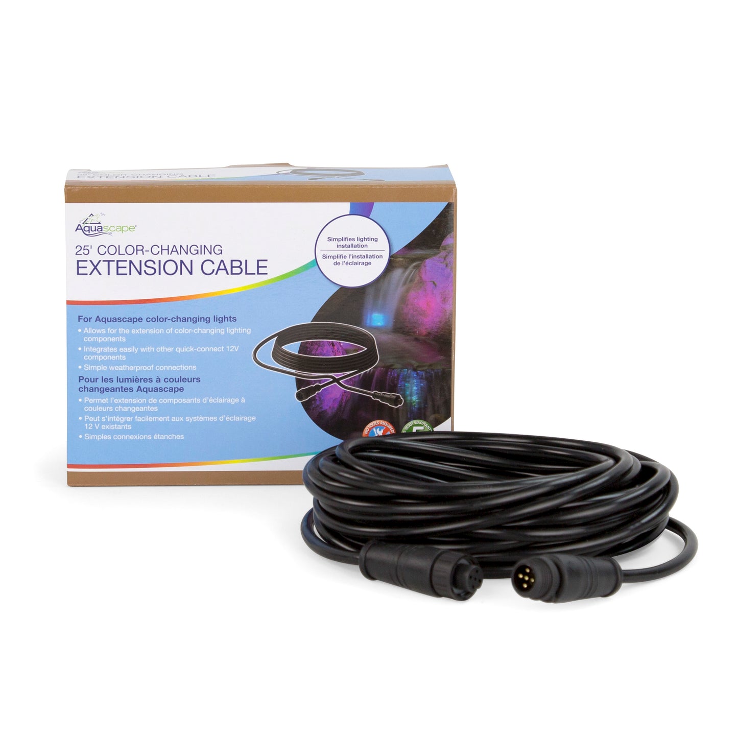 Aquascape COLOR-CHANGING LIGHT EXTENSION CABLE - 25' (7.62 M)