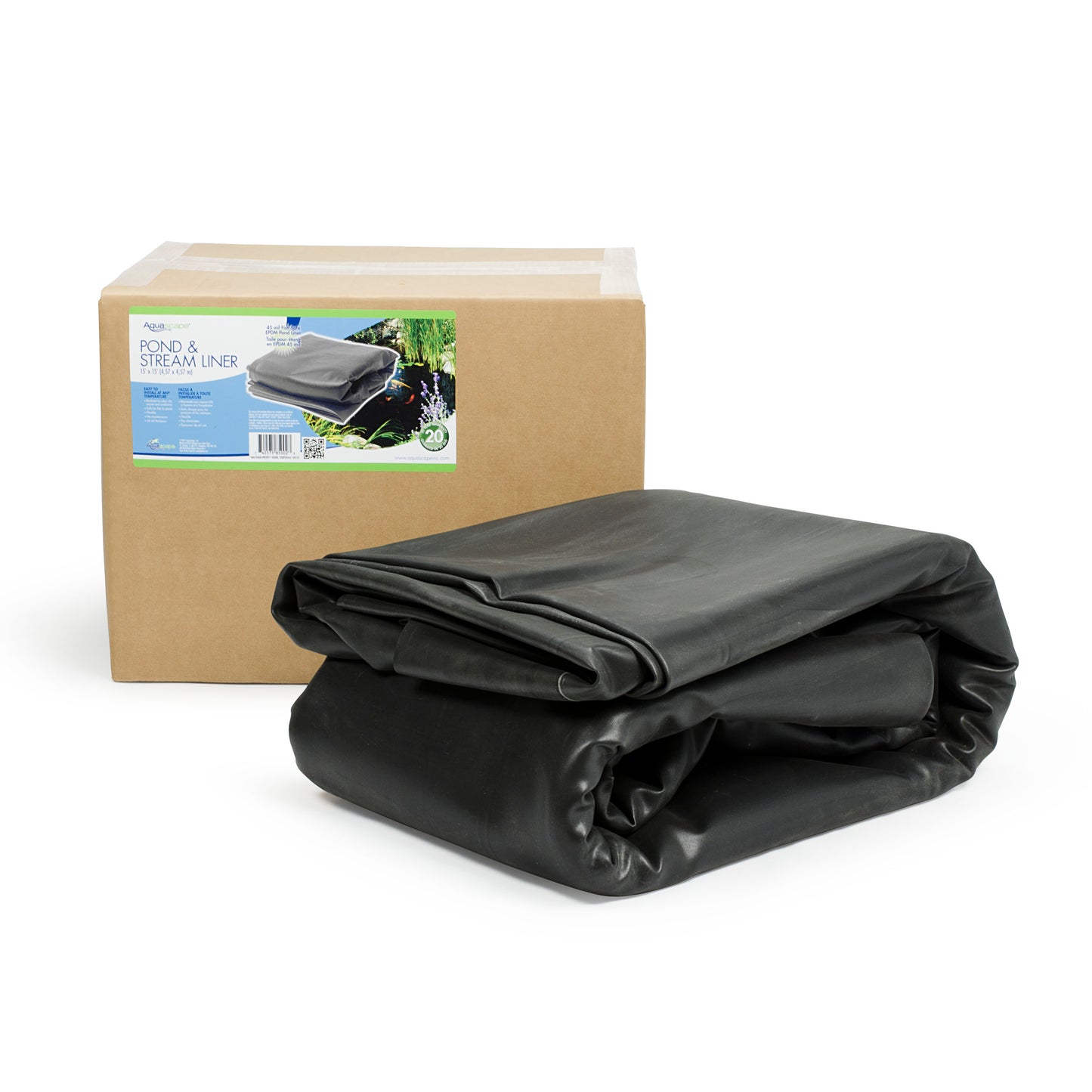 Aquascape 15' X 15' - 45 MIL FISH-SAFE EPDM LINER BOXED
