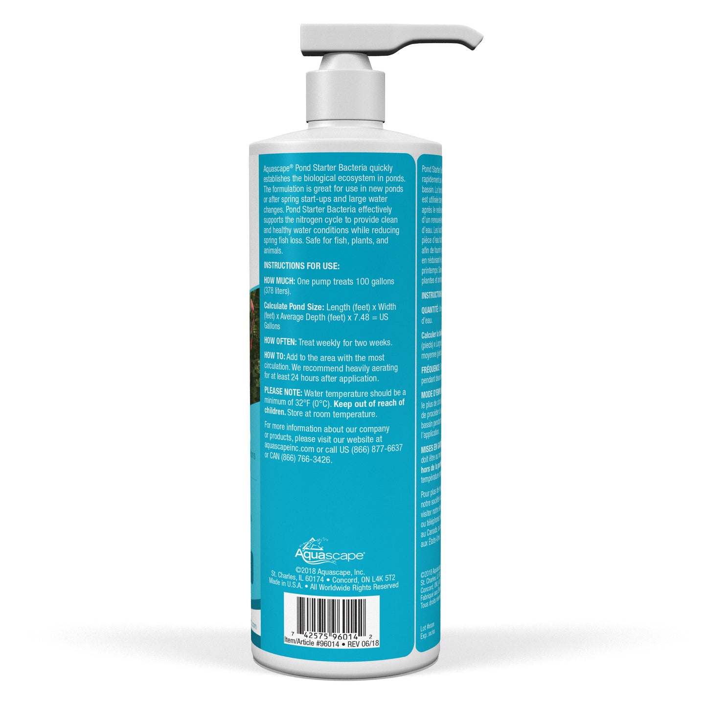 Aquascape POND STARTER BACTERIA - 16 OZ / 473 ML