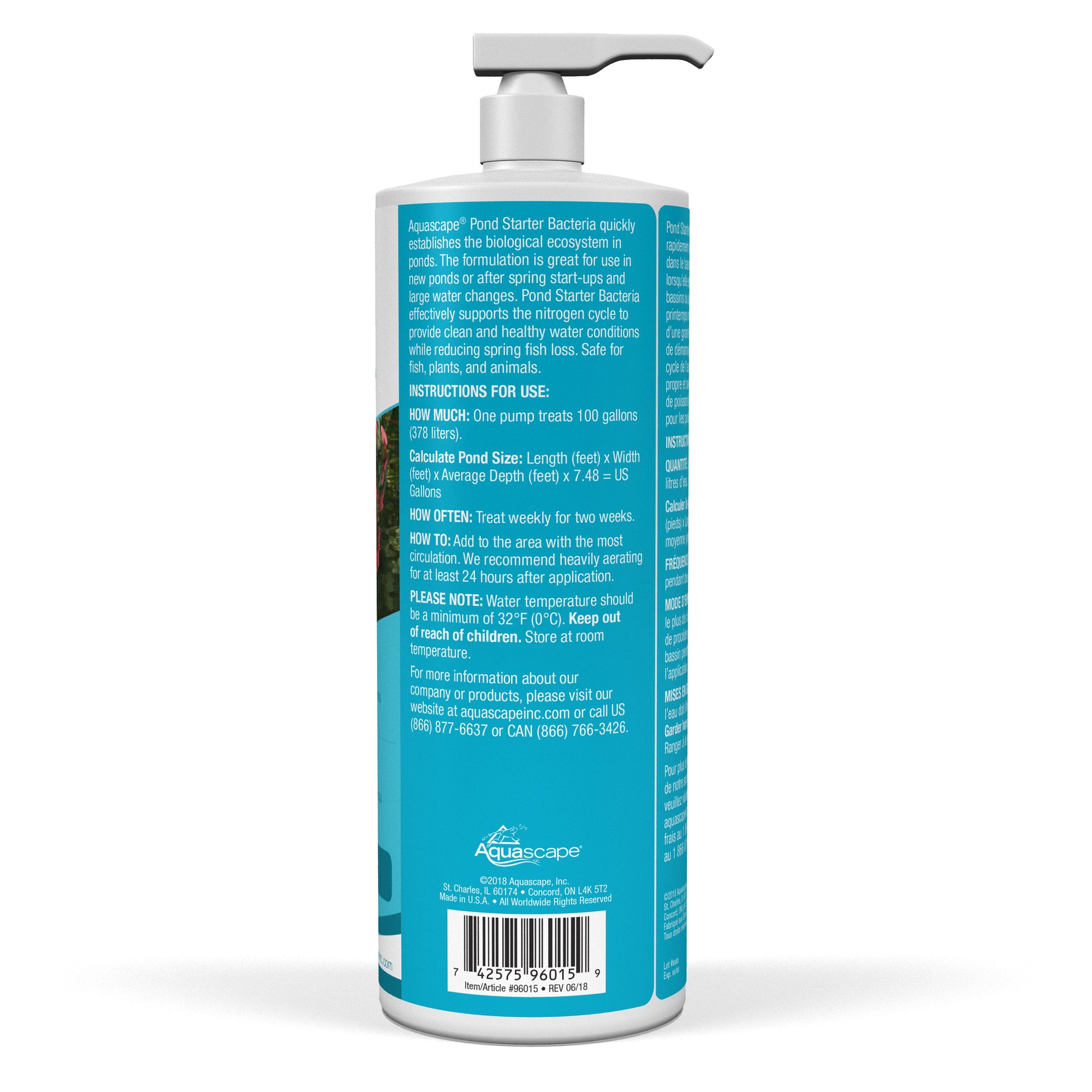 Aquascape POND STARTER BACTERIA - 32 OZ / 946 ML