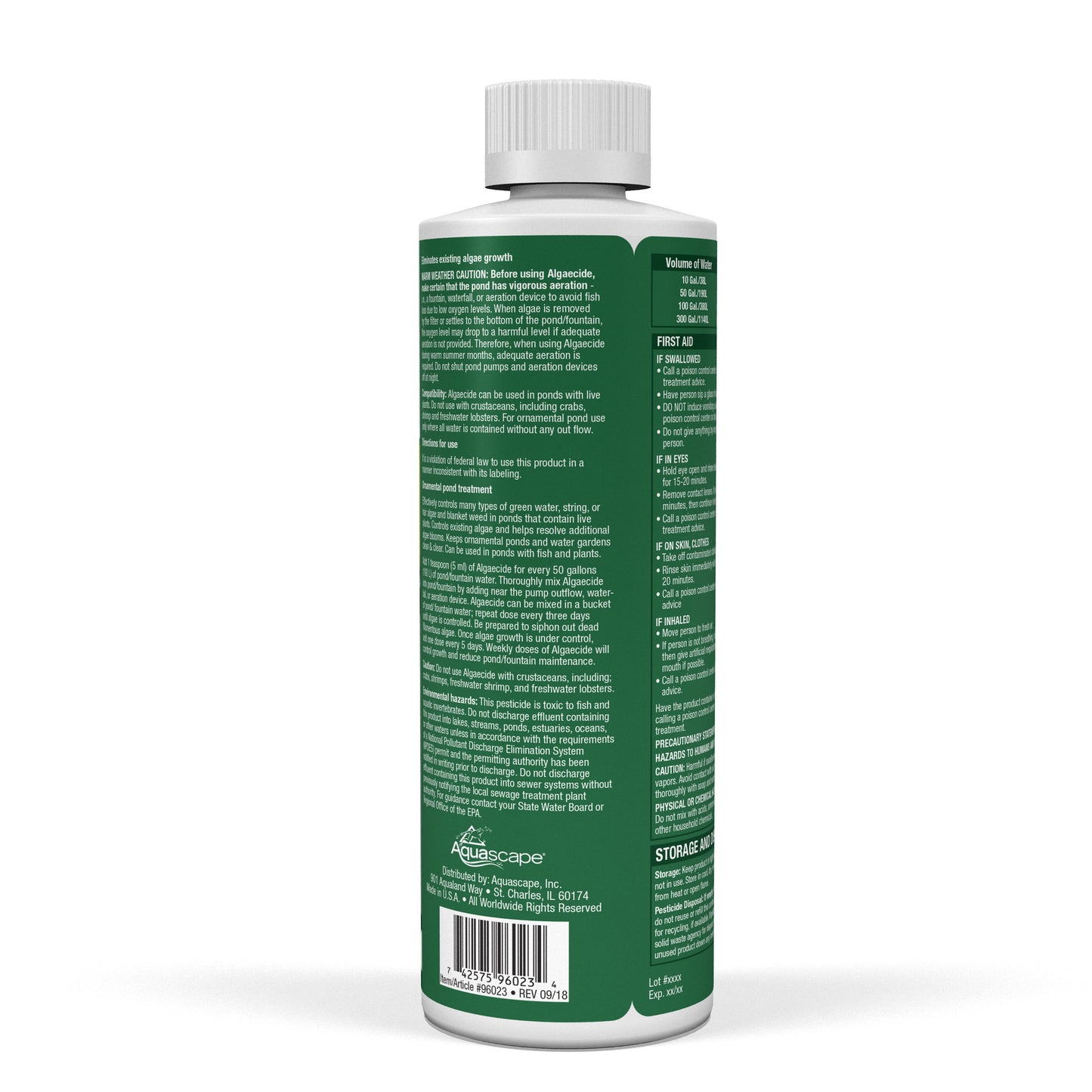 Aquascape ALGAECIDE - 16 OZ / 473 ML