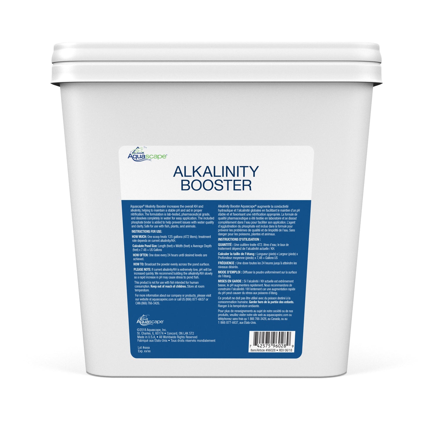 Aquascape ALKALINITY BOOSTER WITH PHOSPHATE BINDER - 9LB / 4.08KG