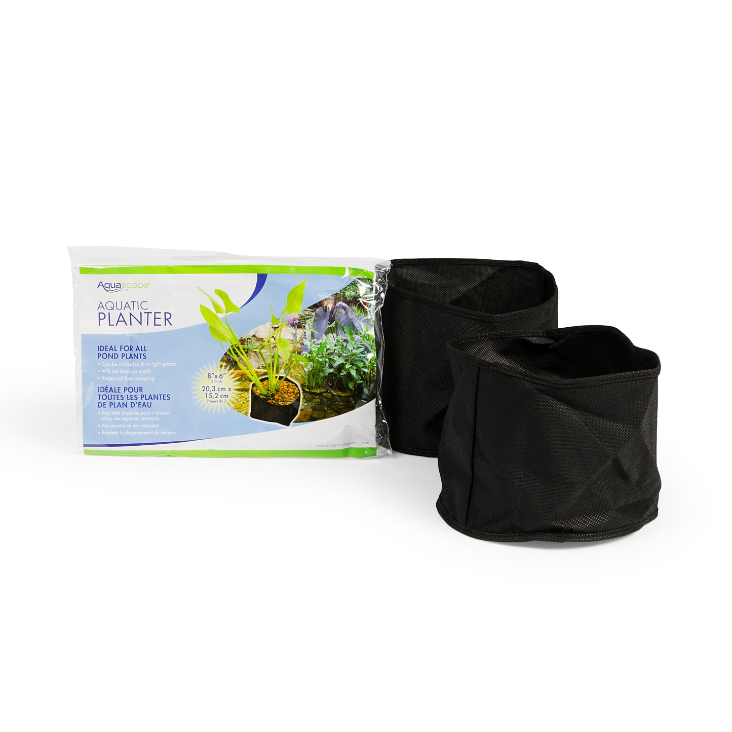 Aquascape AQUATIC PLANTER 8" DIA X 6" H (20.3 X 15.2 CM) (QTY 2)