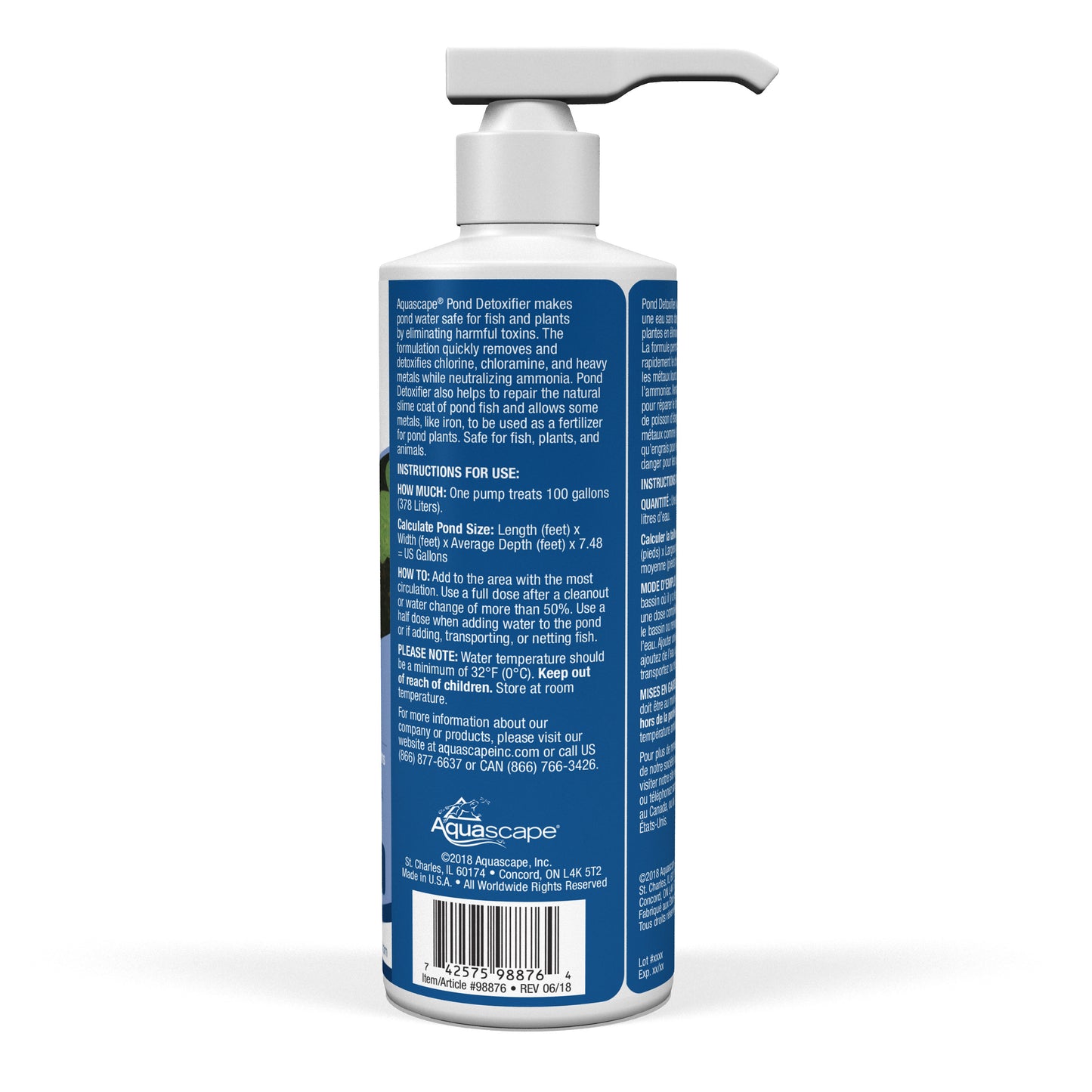 Aquascape POND DETOXIFIER - 8 OZ / 236 ML