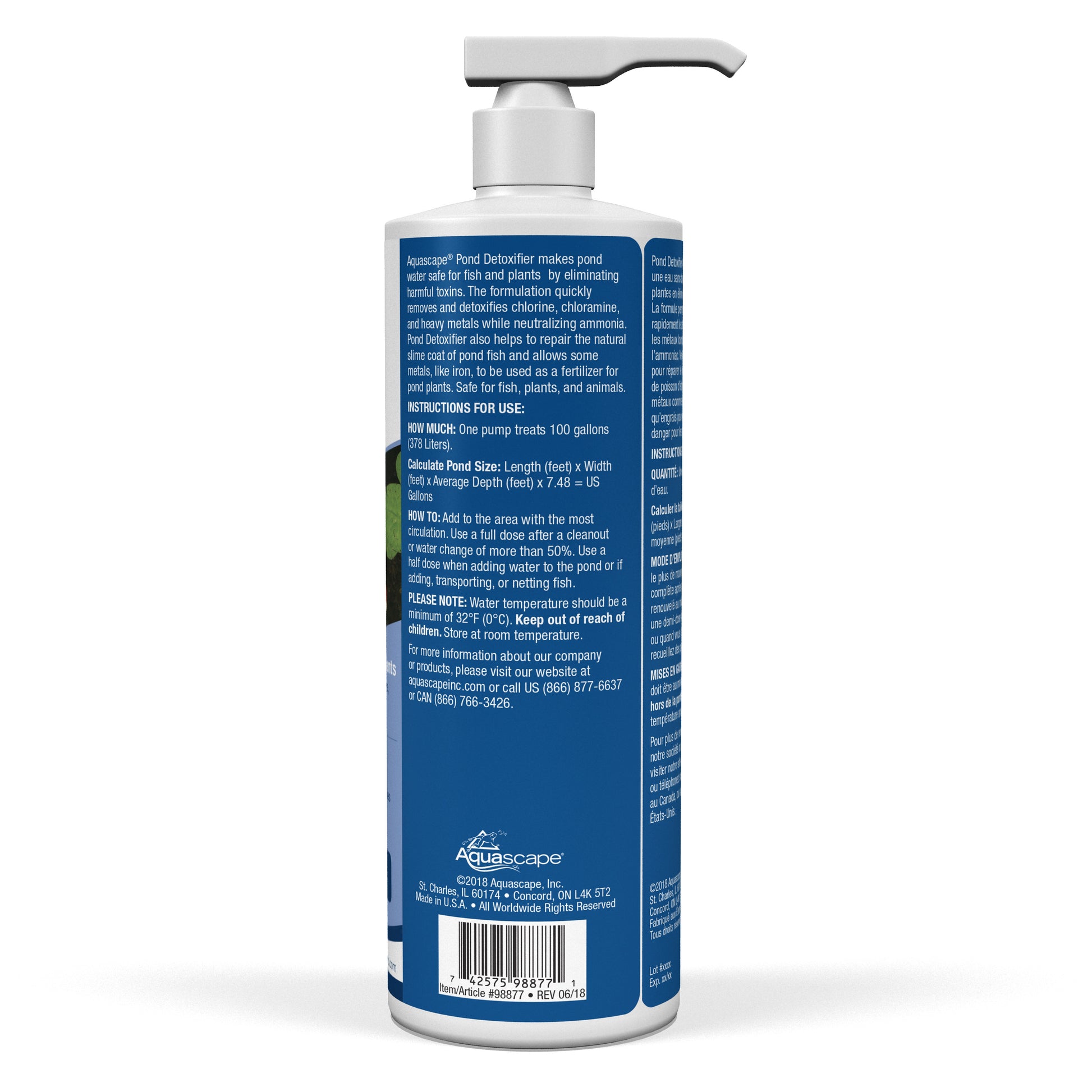 Aquascape POND DETOXIFIER - 16 OZ / 473 ML