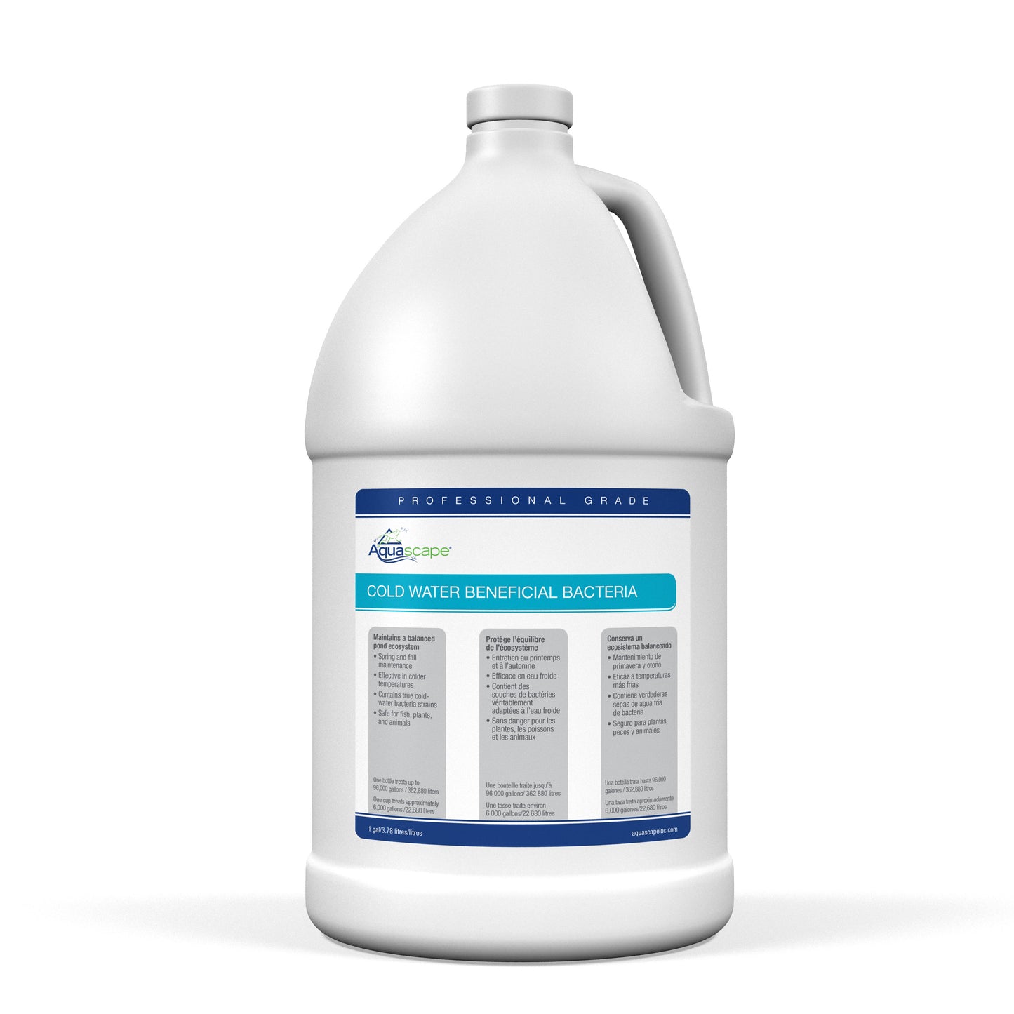 Aquascape COLD WATER BENEFICIAL BACTERIA PROFESSIONAL GRADE - 1 GAL / 3.78 L