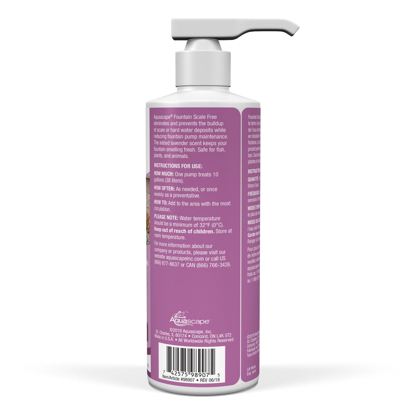 Aquascape FOUNTAIN SCALE FREE - 8 OZ / 236 ML