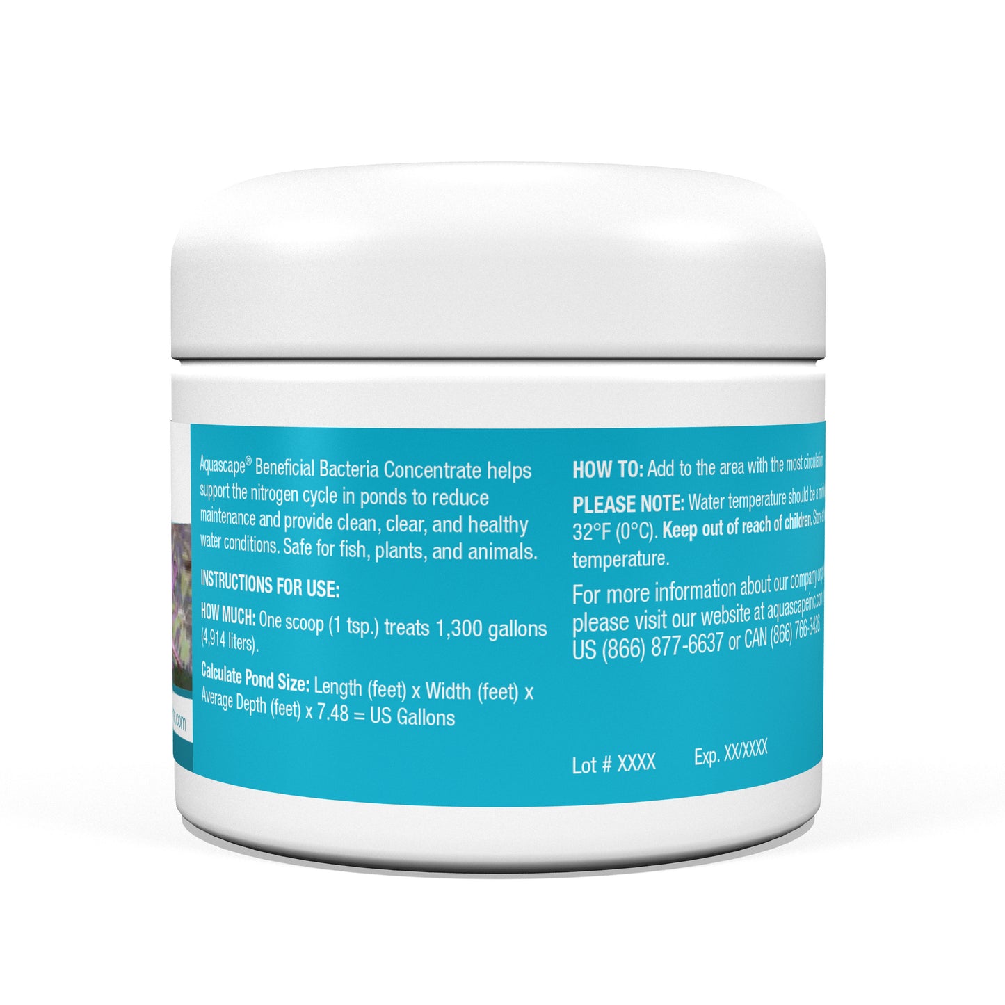 Aquascape BENEFICIAL BACTERIA CONCENTRATE - 4.4 OZ / 125 G
