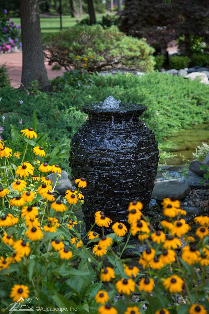Aquascape STACKED SLATE URN - 33.5" H (85 CM)