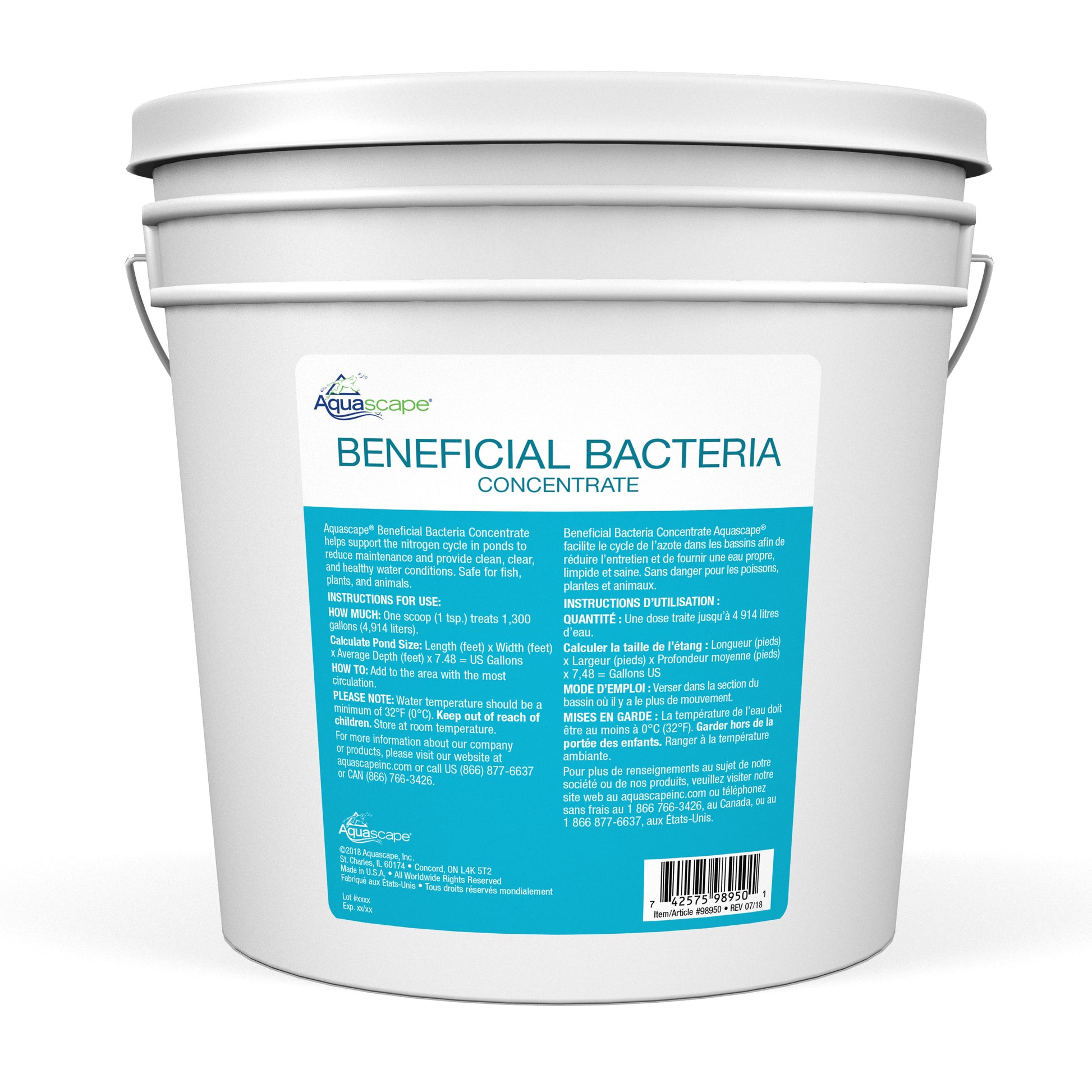 Aquascape BENEFICIAL BACTERIA CONCENTRATE - 7 LB / 3.2 KG