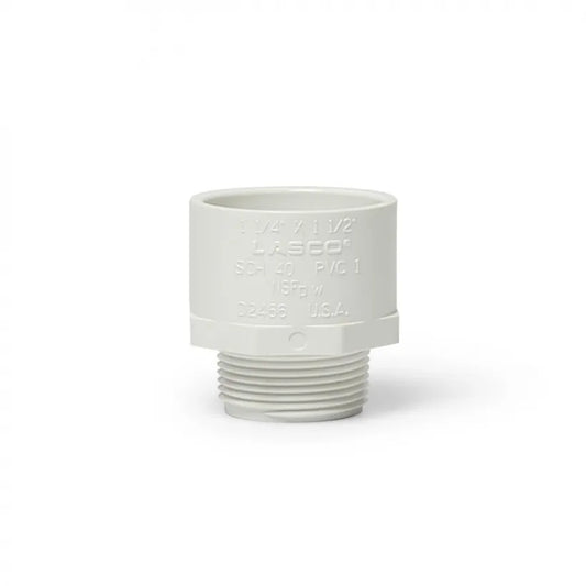 Aquascape PVC MALE ADAPTER 1-1/4" MPT X 1-1/2" SLIP