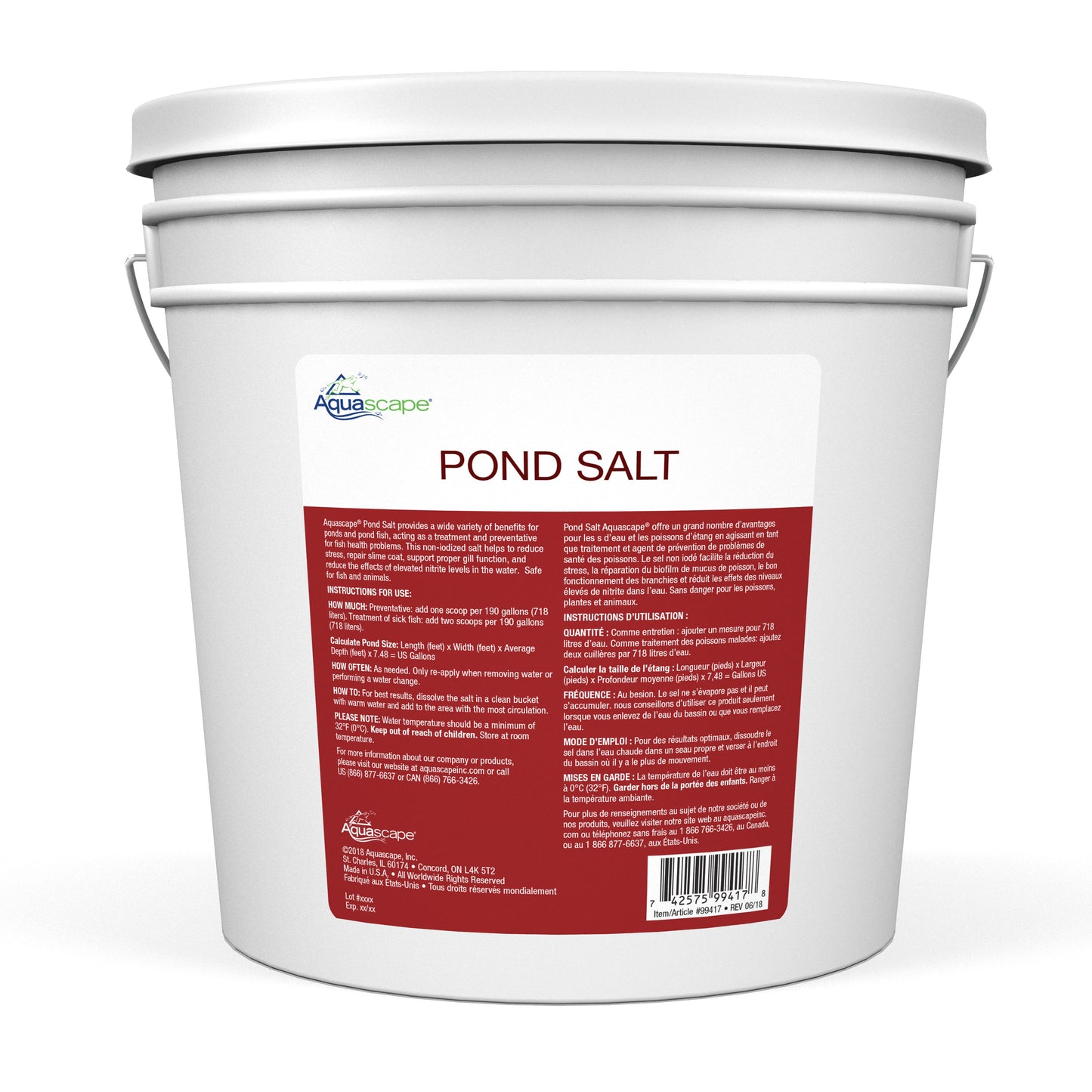 Aquascape POND SALT - 9 LB / 4.08 KG