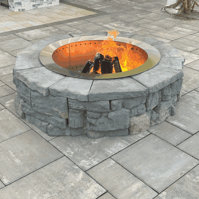 High Format Belvedere Smokeless Fire Pit SLATE GRAY - Plt