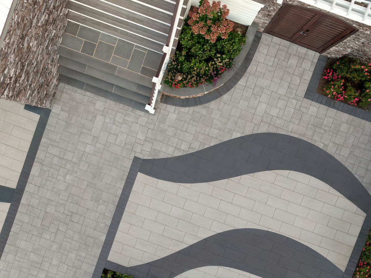 Techo-Bloc BLU 80 MM, POLISHED, GREYED NICKEL *