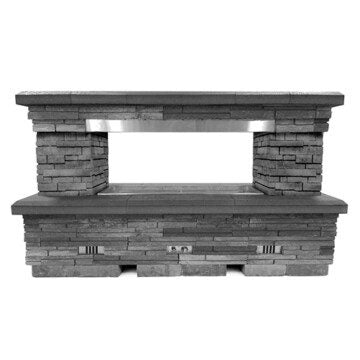 Belgard Sienna/Midnight Bordeaux® Linear Fireplace Sienna/Midnight Paver