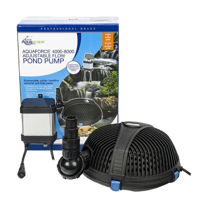 Aquascape CLEARANCE - AQUAFORCE 4000-8000 ADJUSTABLE FLOW SOLIDS-HANDLING POND PUMP (ORIG CONTROLLER)