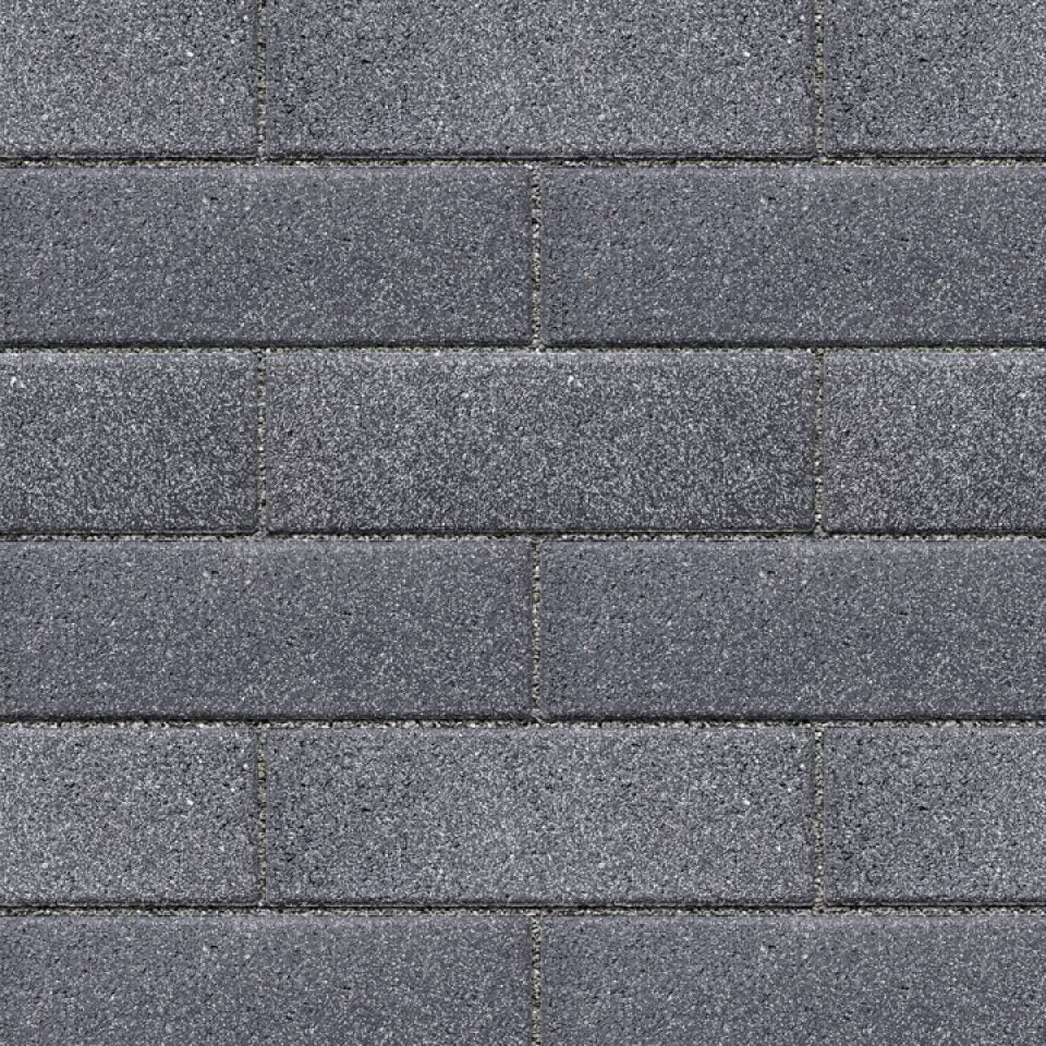 Pavers : Unilock Eco Terra 7cm 4x12 L Steel GB