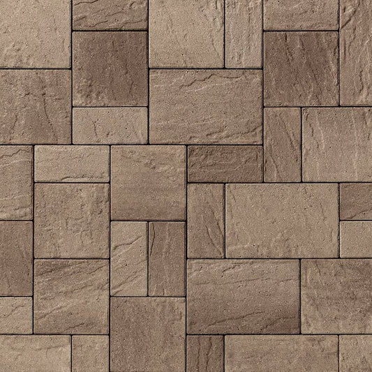 Techo-Bloc EVA, SLATE, CHESTNUT BROWN Paver