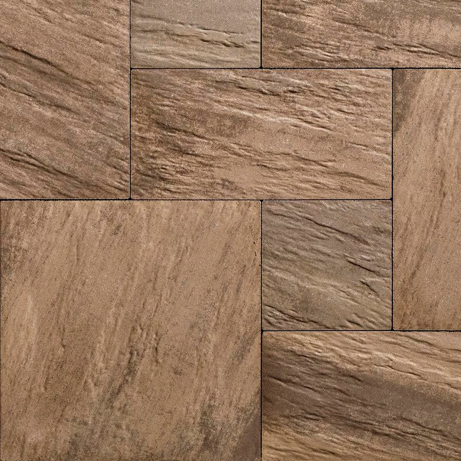 Techo-Bloc EVEREST HD², 500X500, SLATE, CHESTNUT BROWN