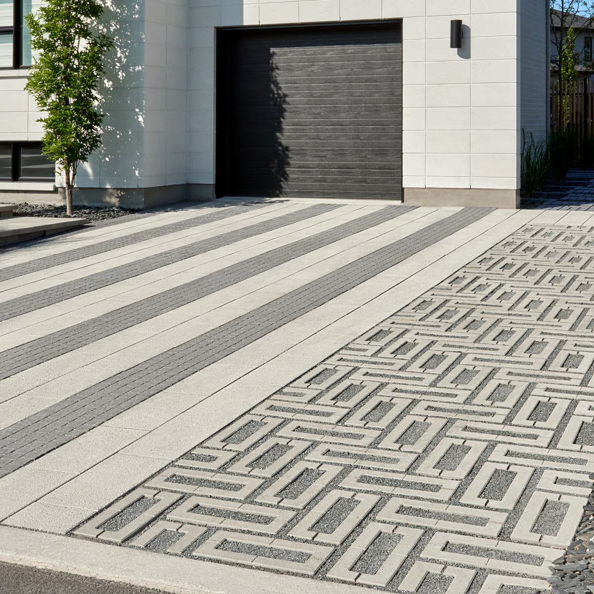 Techo-Bloc AQUASTORM PERMEABLE, SMOOTH, GREY Paver