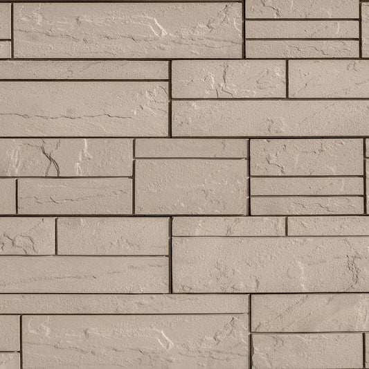 Techo-Bloc ICONIC FASCIA CORNER/PILLAR, KLEANBLOC, ROCK GARDEN BROWN