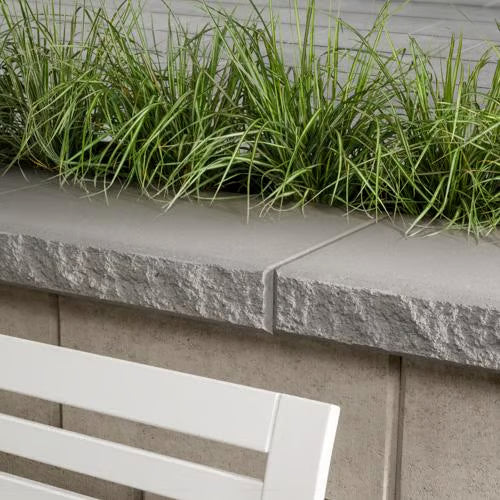 Techo-Bloc GRAPHIX CAP, SMOOTH, GREYED NICKEL
